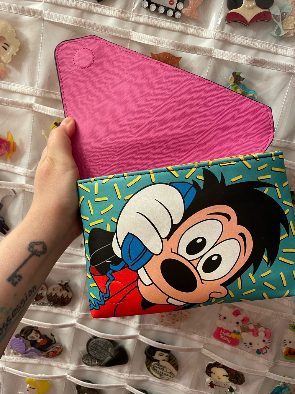 NWOT Loungefly Disney_A Goofy Movie Max Roxanne Split Crossbody bag+wallet SET - Picture 13 of 17